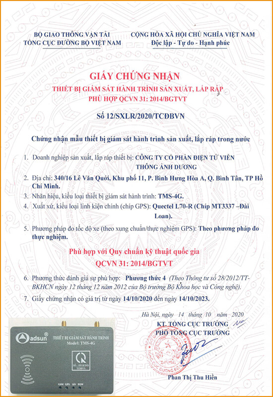 ban thiet bi hop den dinh vi 4G adsun 2